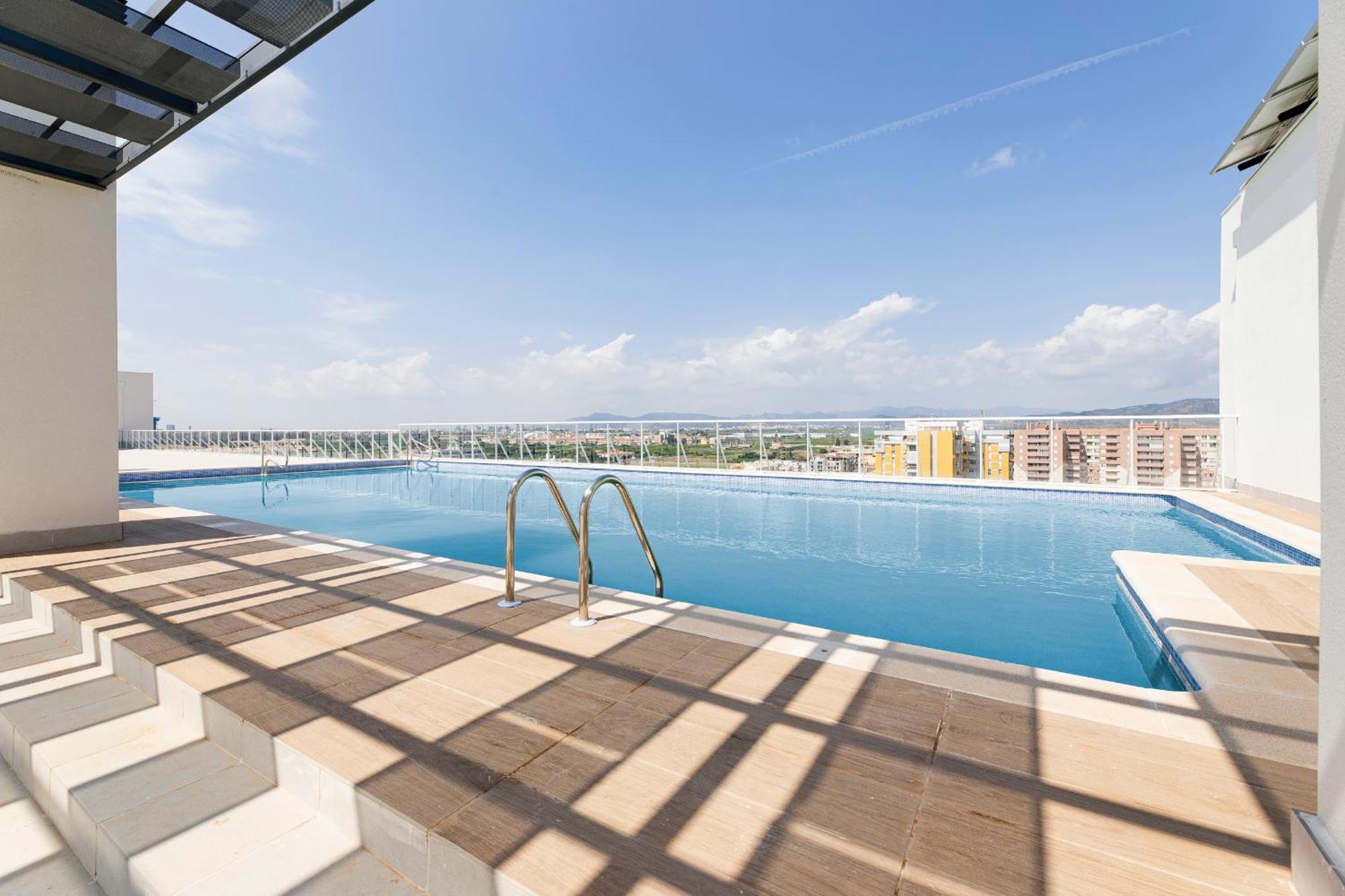 Apartamentos En Canet Al Mar, Junto Playa Y Con Piscina 卡耐特蒂贝兰格 外观 照片
