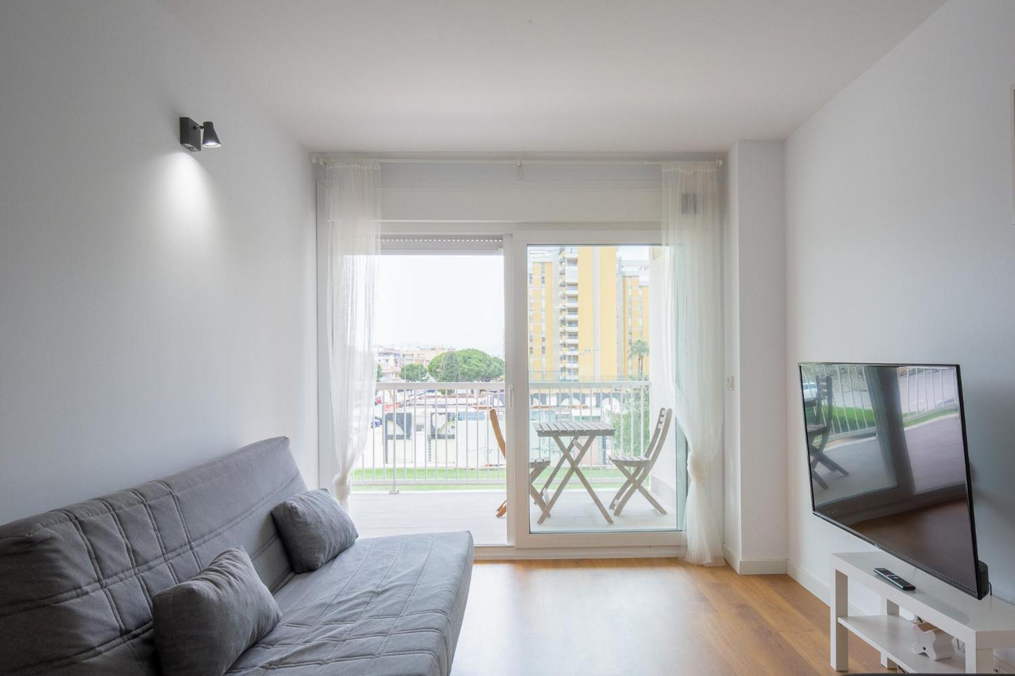 Apartamentos En Canet Al Mar, Junto Playa Y Con Piscina 卡耐特蒂贝兰格 外观 照片